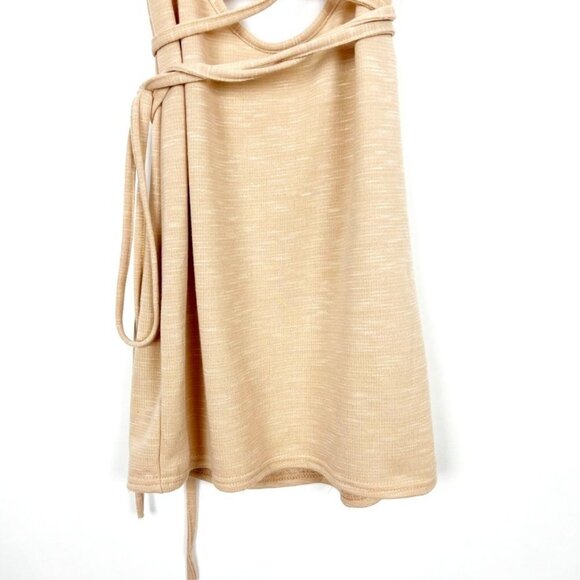 NWT Pretty Little Thing Dress Women's 8 Textured Rib Ring Cut Out Bodycon Mini - Picture 5 of 15